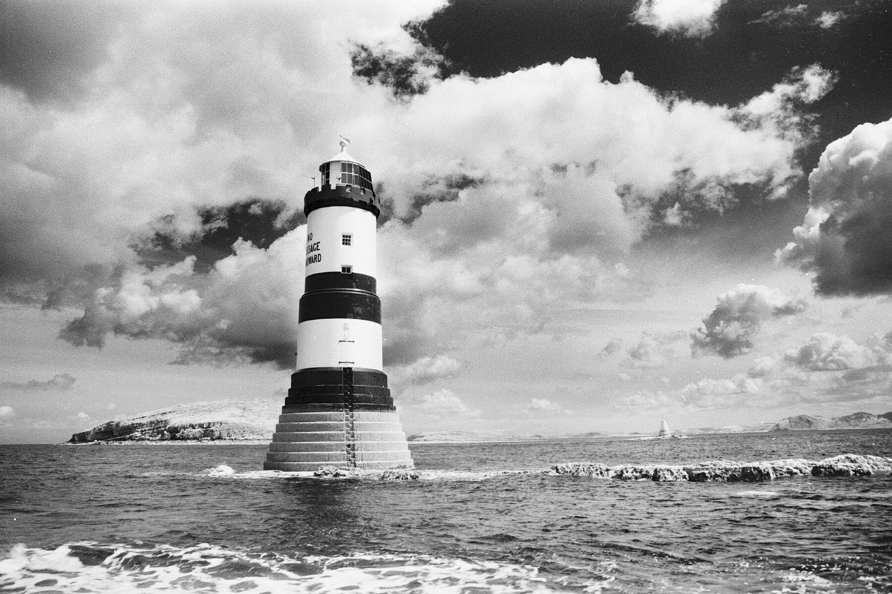 Trwyn Du Lighthouse Rollei Infrared 400